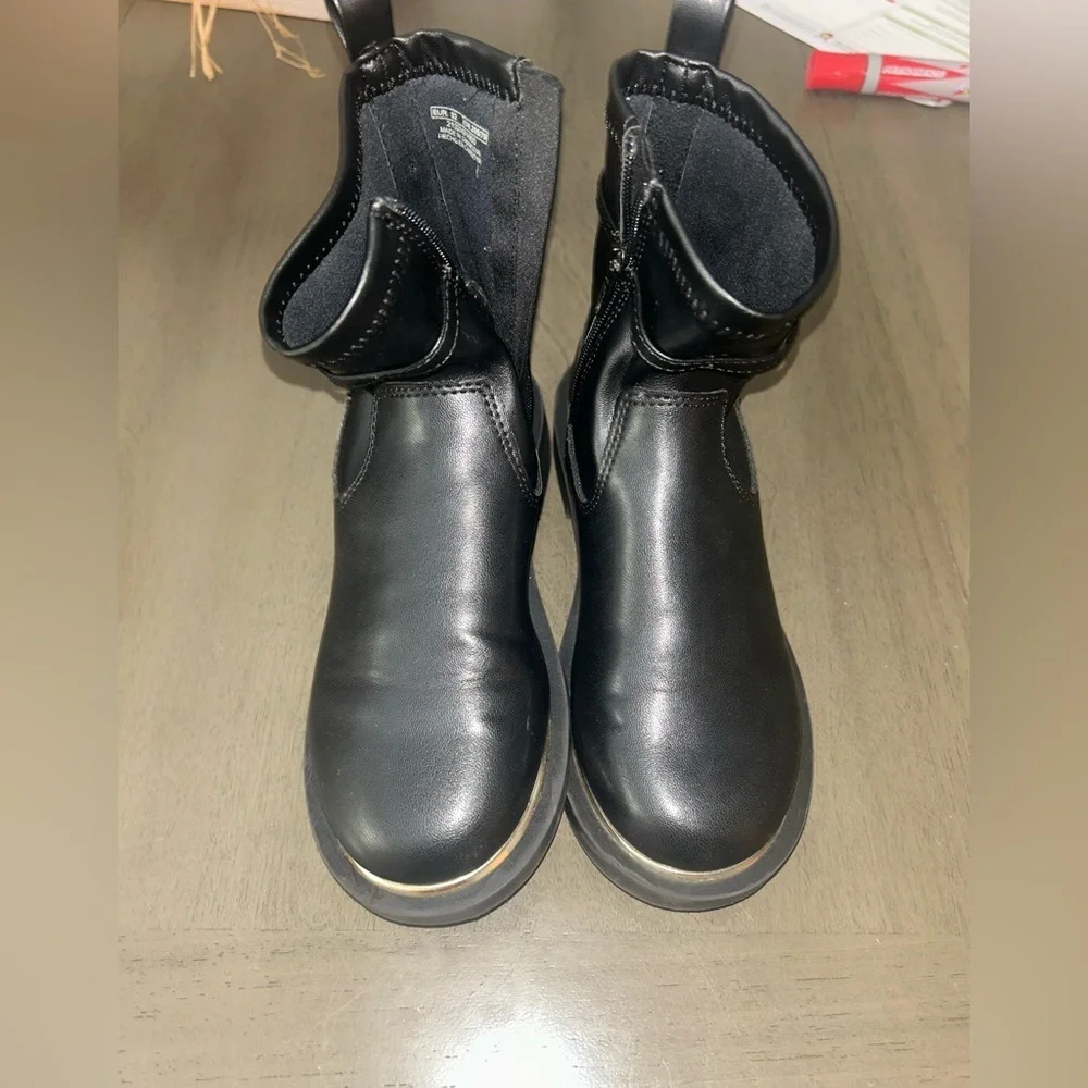 Girls Black Kids Boots